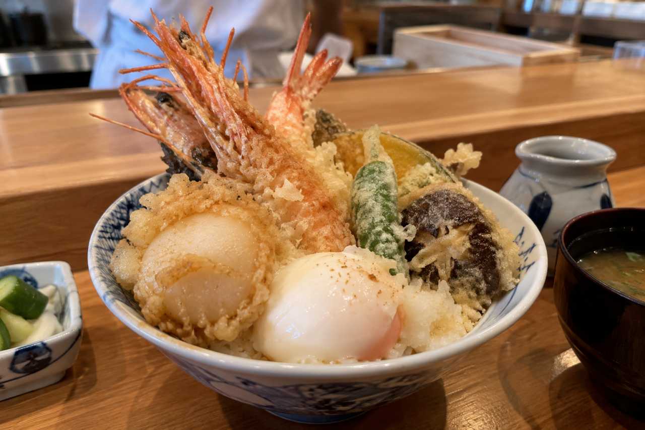 해산물 텐동