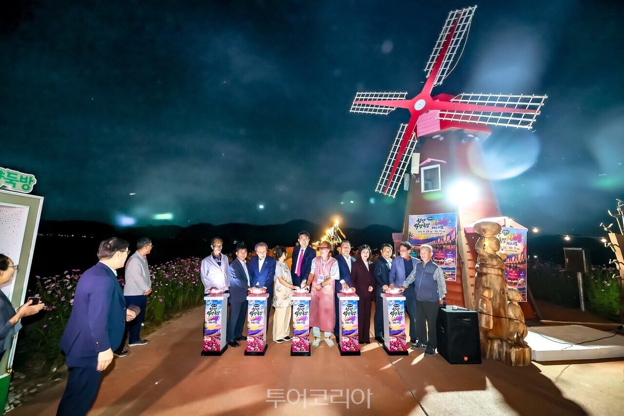 함안 악양둑방 '야행 페스티벌 / 사진-함안군