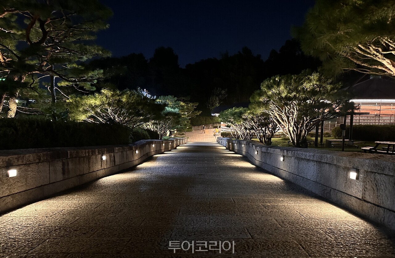 은은하게 물든 직지의 밤 청주고인쇄박물관 야간경관 /사진-청주시
