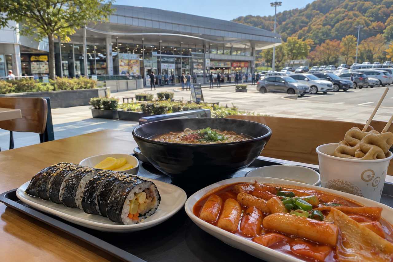 휴게소 맛집 음식 베스트는? / 이해를 돕기 위한 AI이미지