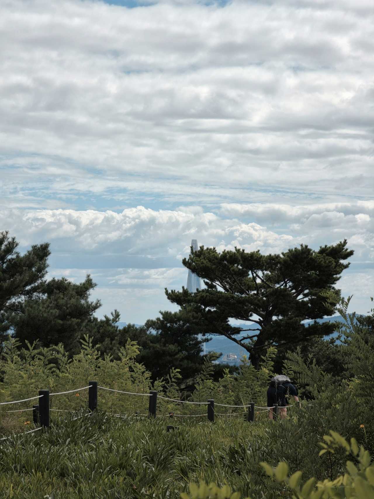 아차산 정상 풍경 / 직접촬영