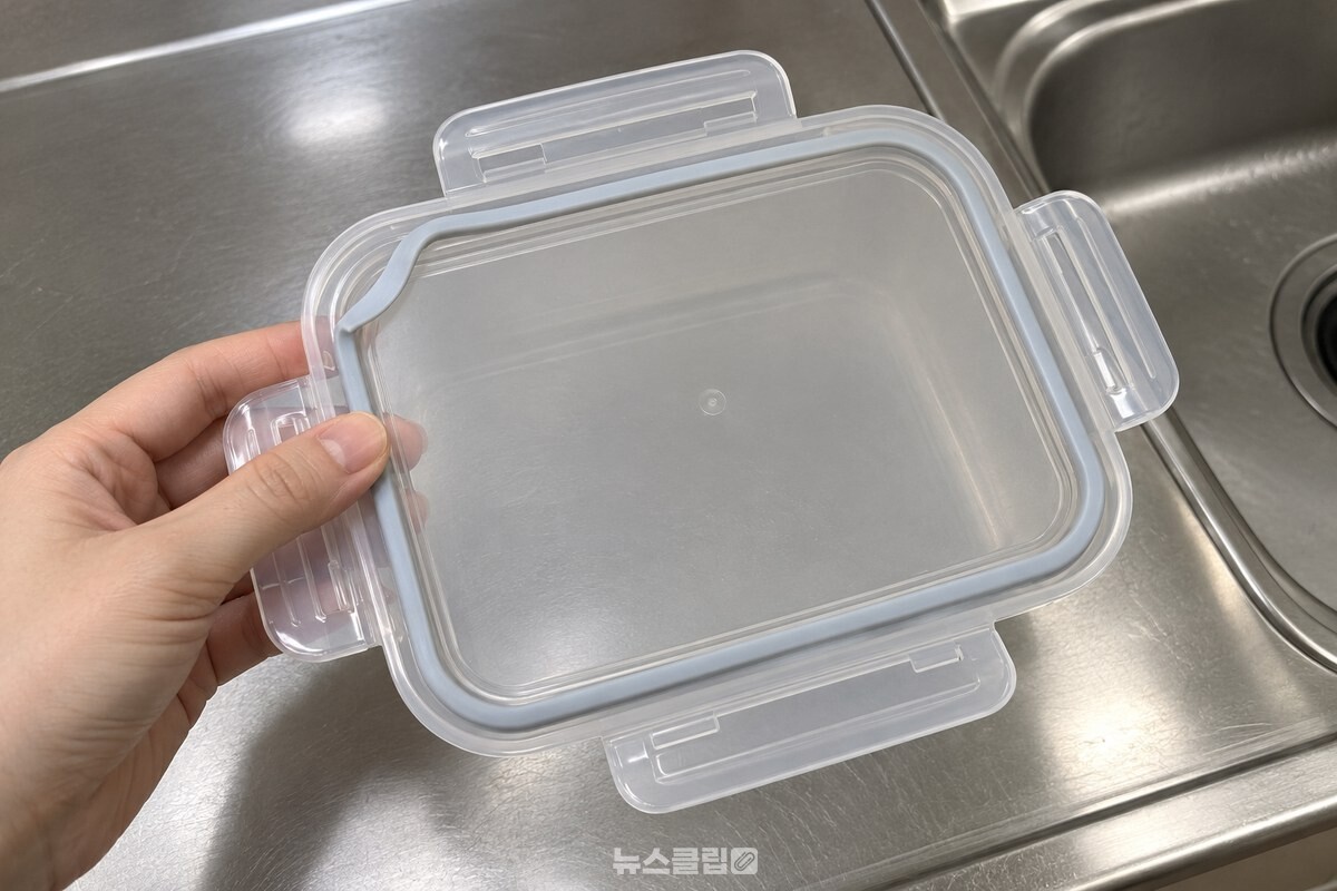 뚜껑 홈에서 한쪽이 들뜬 실리콘 패킹 / 기사 이해를 돕기 위한 생성형 이미지