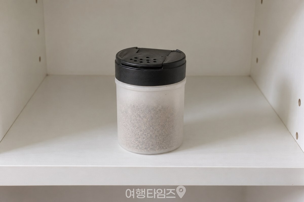 건조한 찬장 선반에 닫아 둔 후추통 / 기사 이해를 돕기 위한 생성형 이미지