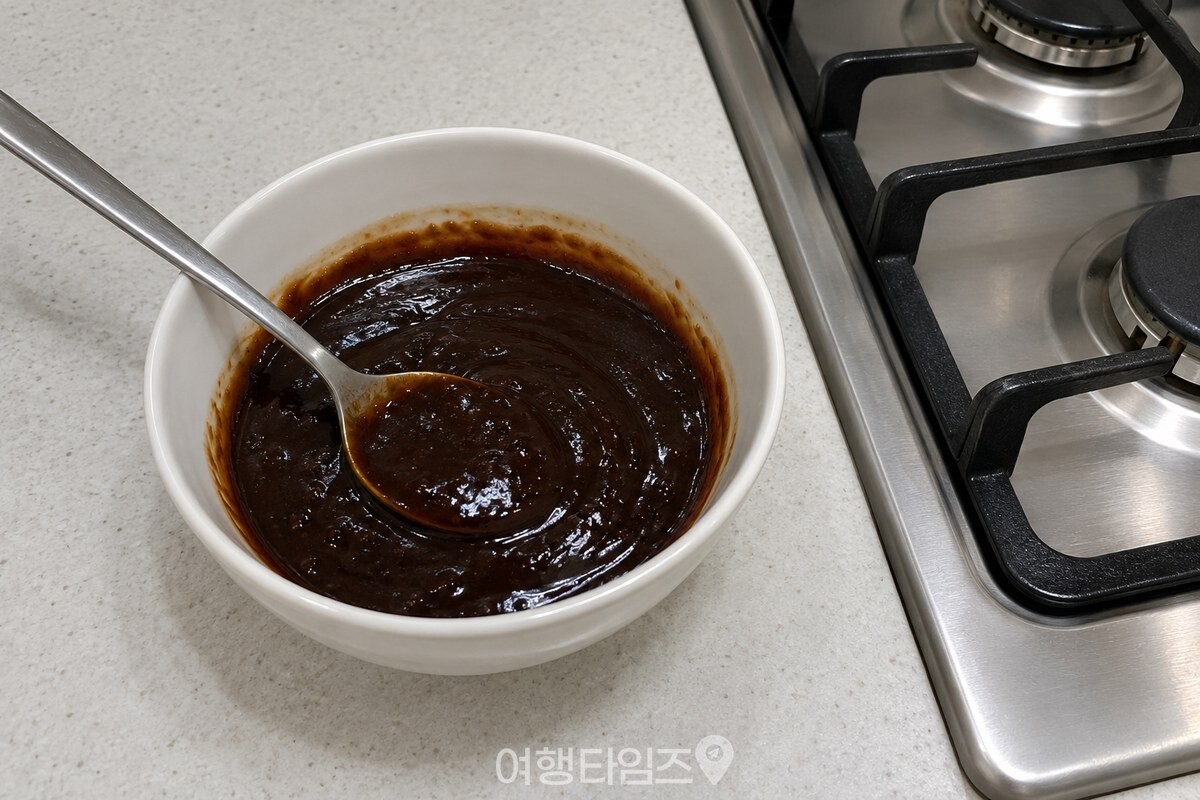 춘장과 된장을 섞은 제육볶음 양념 / 기사 이해를 돕기 위한 생성형 이미지
