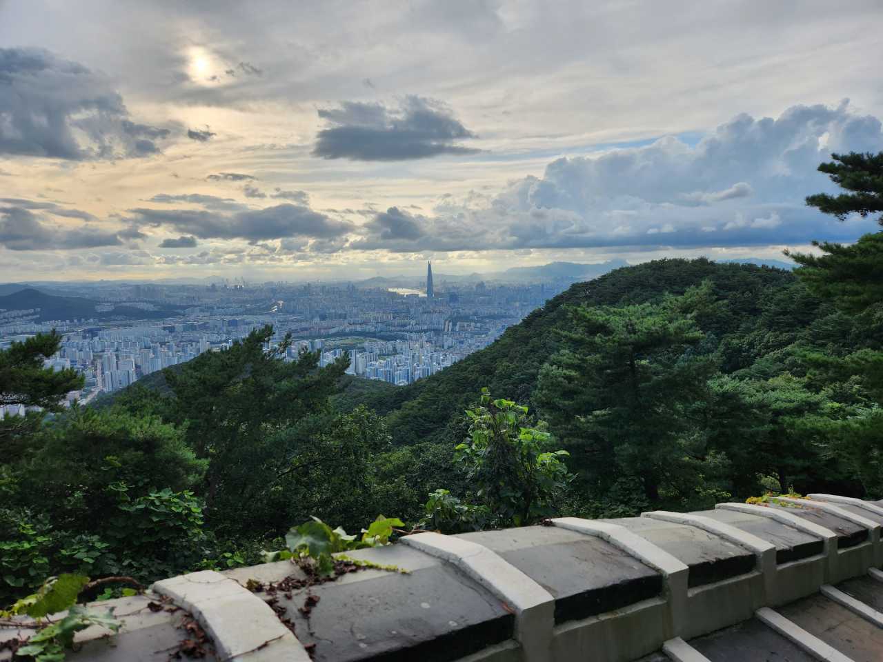 남한산성 서문 전망대 풍경 / 직접촬영