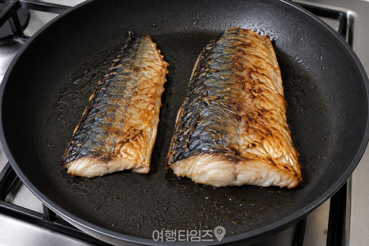 두께가 다른 구운 고등어 토막의 단면 / 기사 이해를 돕기 위한 생성형 이미지