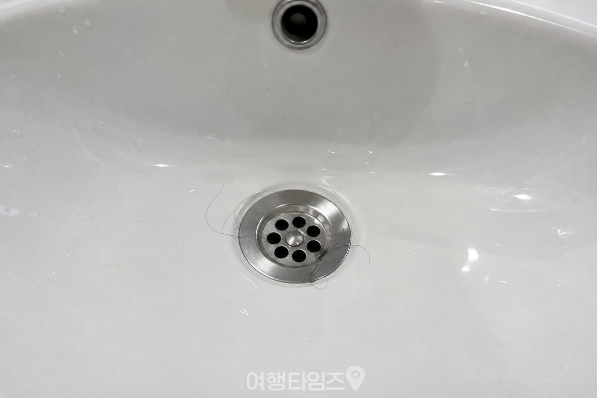 거름망 구멍 가장자리에 걸린 소량의 머리카락 / 기사 이해를 돕기 위한 생성형 이미지