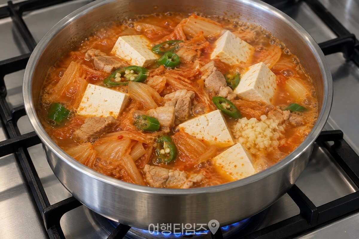 두부와 고추를 넣고 끓이는 찌개 / 기사 이해를 돕기 위한 생성형 이미지