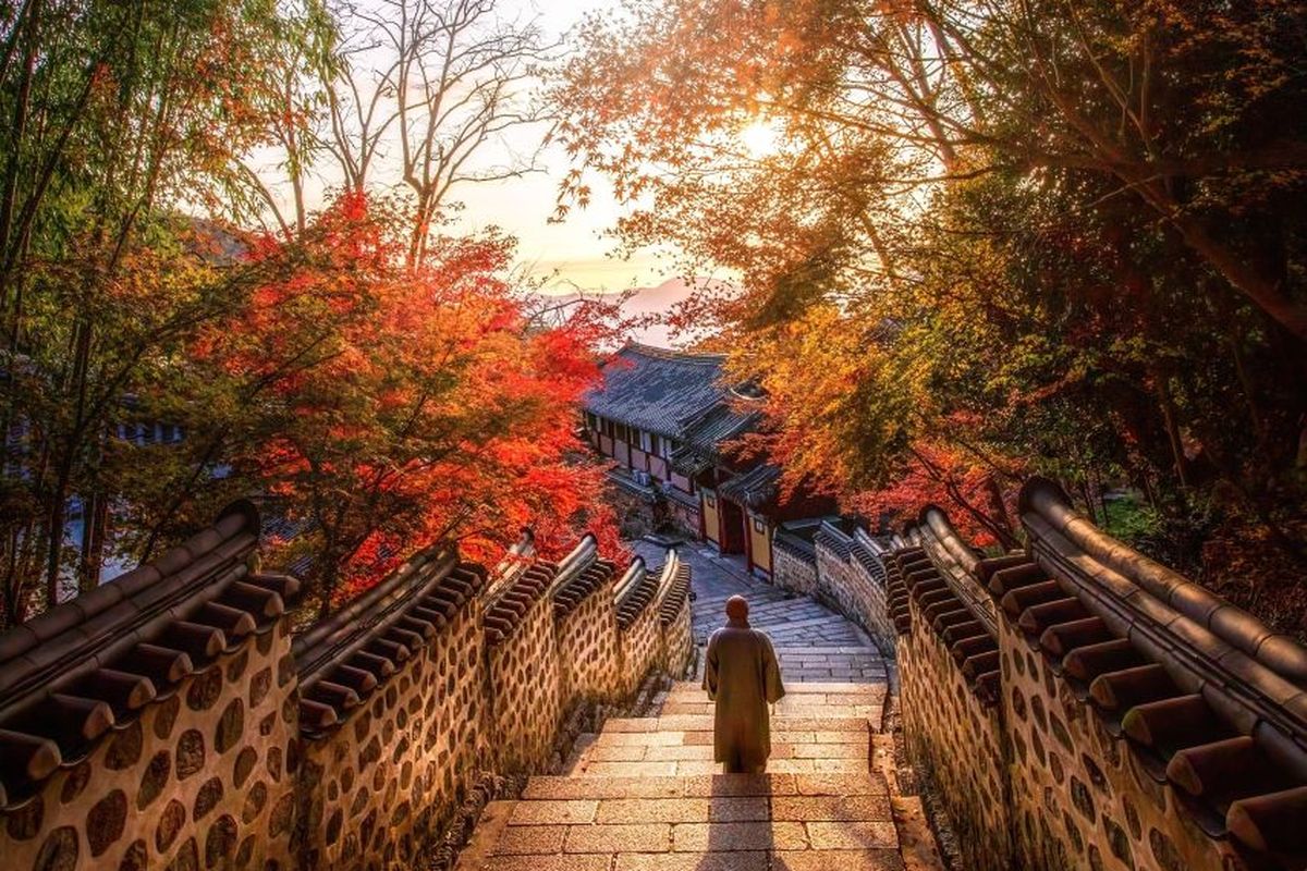 만추의 범어사 / 한국관광공사-황보달