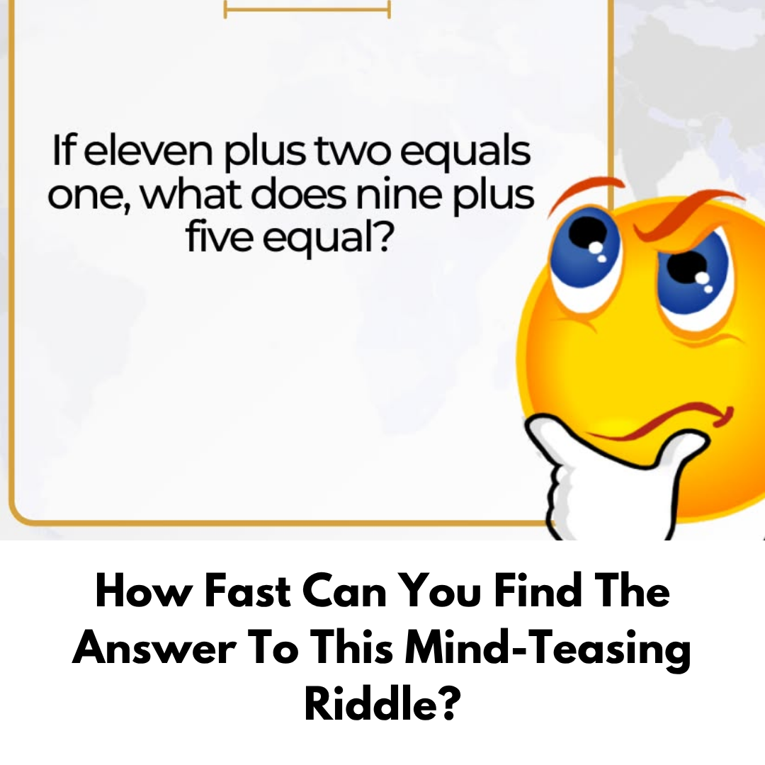 How Fast Can You Find The Answer To This Mind-Teasing Riddle? - egloos