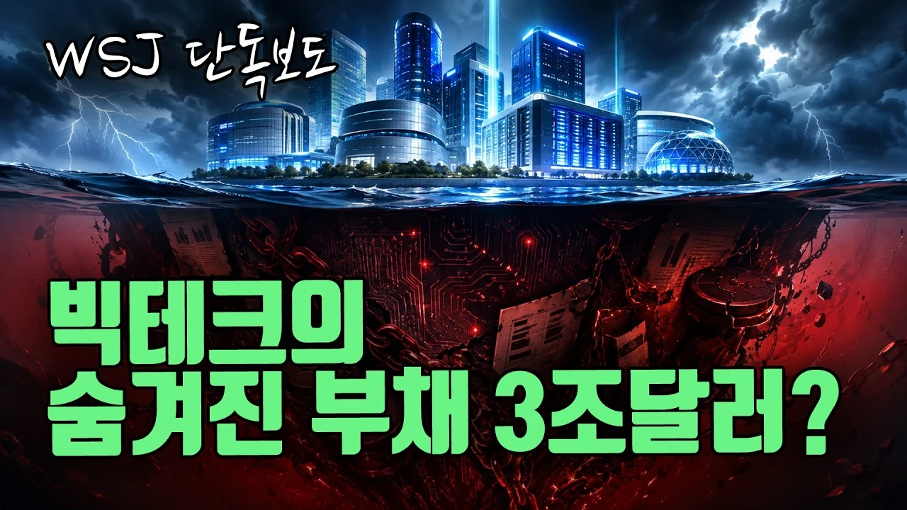 빅테크의 숨겨진 부채 3조달러? WSJ 충격의 보도