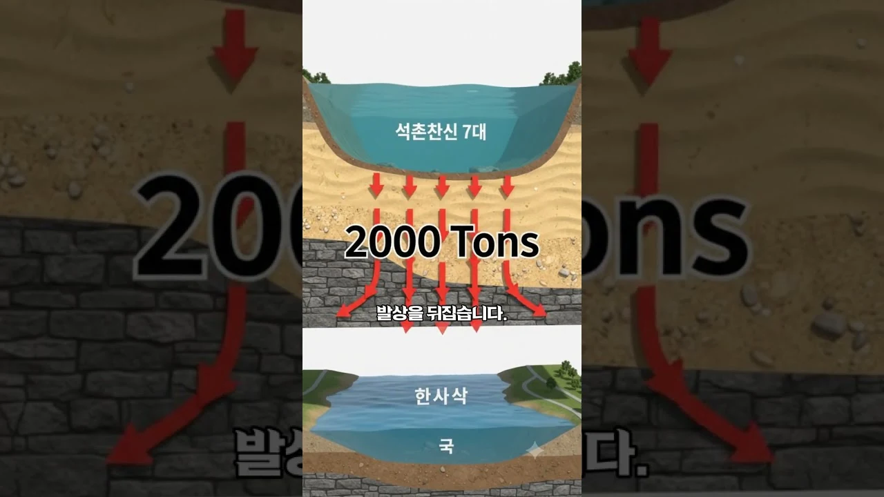 석촌호수는 원래 호수가 아니었습니다