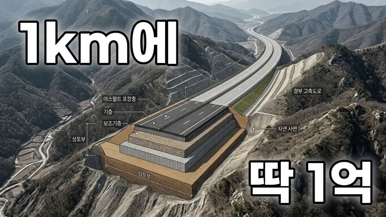 경부고속도로 1km 1억 원의 비밀과 58년 인프라 전략