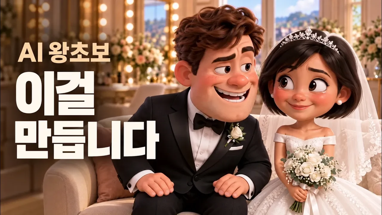 왕초보도 만드는 결혼식 영상 I AI로 처음부터 끝까지