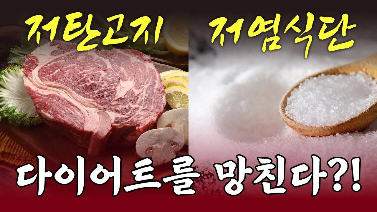 저탄고지와 극단적 저염식이 다이어트를 망치는 결정적 이유
