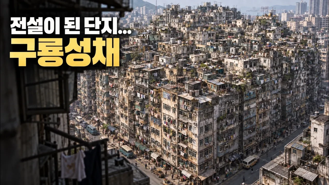 축구장 4개도 안 되는 땅에 3만 명… 구룡성채