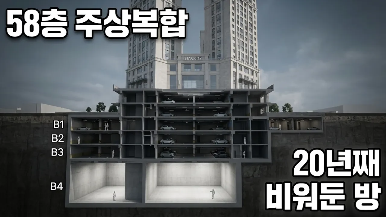 건대입구 58층 지하에 20년째 일부러 비워두는 방이 있습니다