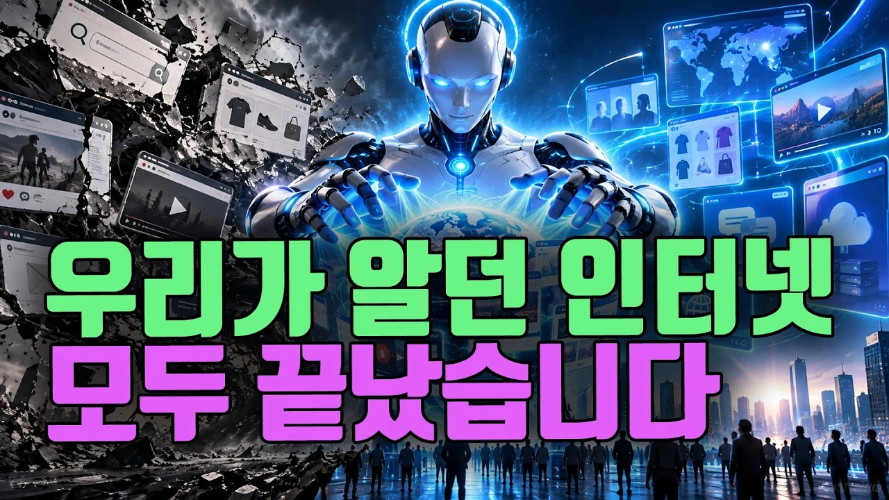우리가 알던 인터넷 모두 끝났습니다.