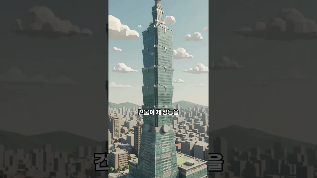 타이베이 초고층 빌딩 101에는 왜 거대한 쇠공을 매달았을까?