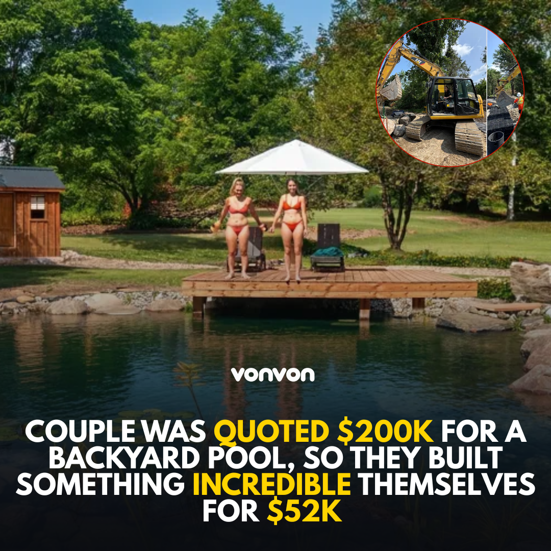 Couple Was Quoted $200K for a Backyard Pool, So They Built Something ...