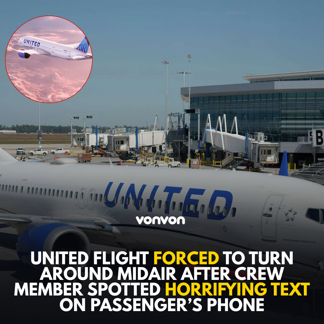 United flight forced to turn around midair after crew member spotted ...