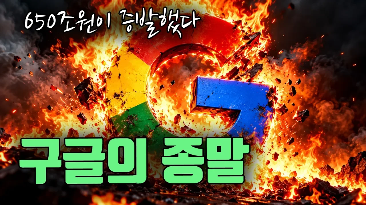 구글 알파벳 주가 급락과 검색 매출 50% 붕괴가 던진 경고장